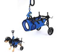 Breathable Mesh Pet Wheelchair for Dogs | Multi - Adjustable, Silent Wheels | Ideal for Injured/Disabled Small - Medium Pets(S)