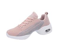 Breathable Mesh Square Dance Shoes,Ladies Split Sole Walking Dance Sports Shoes,Breathable Dance Trainers Line Dancing Shoes,Shock Absorption,For Jazz,Latin,quickstep,Viennese Waltz