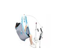 Breathable Mesh Toileting Sling for Patient Lift - Universal Full Body Transfer Sling with Split Leg Design, Home Use for Shower & Commode - Easy On/Off for Elderly & Bariatric Patients
