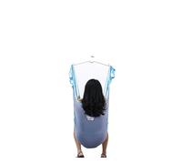 Breathable Mesh Toileting Sling with Split Leg Design - Full Body Patient Lift Sling for Shower, Commode & Home Transfer, Head Support, Fits Manual/Electric Lifts, 600 lbs Capacity