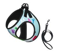 Breathable Mesh Vest for Small Dogs & Cats - Reflective, Adjustable in | With Accessories Colorful Happy Birthday Cupcakes Print M Small Pet Harness - Lightweight Air Mesh With Quick-Release Buckle