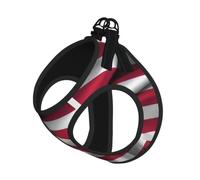 Breathable Mesh Vest for Small Dogs & Cats - Reflective, Adjustable in | Without Accessories United States Flag Print S Small Pet Harness - Lightweight Air Mesh With Quick-Release Buckle
