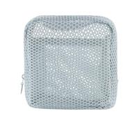 Breathable Meshes Makeup Bag with Unique Colorful Easy Cleaning Compact Cosmetic Organizers Square Meshes Toiletry Organizers Bag