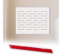 Breathable Meter Box Cover Self Adhesive, Sliding Electric Fuse Box Cover Cabinet, 16 18 20 24 28 in, Wall Mounted Breaker Panel Cover(Style B,18x14in/45x35cm)