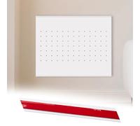Breathable Meter Box Cover Self Adhesive, Sliding Electric Fuse Box Cover Cabinet, 16 18 20 24 28 in, Wall Mounted Breaker Panel Cover(Style D,22x18in/55x45cm)