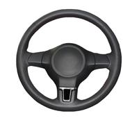 Breathable Microfiber Leather Anti-Slip Car Steering Wheel Cover For VW For Golf 6 Mk6 For Polo MK5 2010-2013 Avant(Blue Thread)