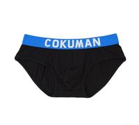 Breathable Mid Waist Men's Underwear with U Convex Pouch for Daily Comfort (M Black)