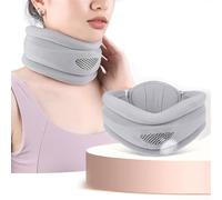 Breathable Neck Support Brace, Soft Cervical Collar Wrap Adjustable Neck Brace for Necks Pain and Support, Women Men Cervical Spine Pressure Relief Necks Protector, Keep Vertebrae Stable and Aligned