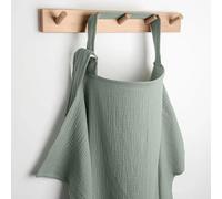 Breathable Nursing Cover Breastfeeding, Hign Privacy Breast Feeding Cover Up, Muslin Cotton Breastfeeding Cover with Rounded Edge Arch Neckline (Green/1PCS). (Fern)