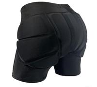 Breathable Nylon Spandex Protective Shorts with EVA Pad(L)