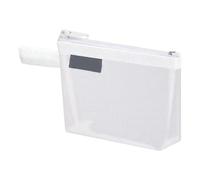 Breathable Nylon Storage Pouches Zippered Closure for Travel Cosmetics Organization Portable Makeup Organiser Bag Office Desktop Storage Pouches