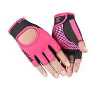 Breathable Outdoor Cycling Half Finger Gloves Anti-Slip MTB Fingerless Gloves for Men Women,Cycling Gloves Fingerless with Gel Road Mountain Bike Gloves for Gym Weightlifting Exercising Outdoor Sport