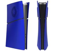 Breathable Panel Replacement Faceplates for PS5 SLIM Digital Version/Optical Drive Version,Replacement Housing,Console Ventilated Faceplates (Digital Version Blue)