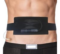 Breathable Peritoneal Dialysis Belt PD Catheter Holder Belt with Mesh Pouch Stretch for Peg/G/J Feeding Tube Accessories Transfer Set Fixation Nursing Supplies Men Women