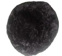 Breathable Pet Bed for Large Dogs and Cats, Round Donut Plush Sleeping Bag, Anti-Slip, Suitable for Indoor and Outdoor Use (Black, 60x60x26(CM))