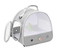Breathable Pet Bird Bag Bird Travel Backpack Cage Ventilated Design Small And Lightweight Birdcage Bag Pet Outing Bag Multi-purpose Small Animal Pet Bag(Grey)