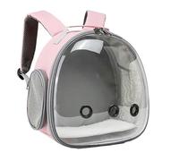 Breathable Pet Bird Bag Bird Travel Backpack Cage Ventilated Design Small And Lightweight Birdcage Bag Pet Outing Bag Multi-purpose Small Animal Pet Bag(PINK)