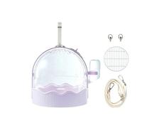 Breathable Pet Bird Bag Bird Travel Backpack Cage Ventilated Design Small And Lightweight Birdcage Bag Pet Outing Bag Multi-purpose Small Animal Pet Bag(Pink)