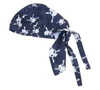 Breathable Pirate Bandanas Hat For All Age Adjustable Stretchy Turban Scarf Fashion Brimless Outdoor Activity Breathable Turban Hat For Outdoor Activity