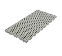 Breathable Plastic Pallet with Ventilated Grid for Easy Sto and Waterproof Floor Protect in Gas Kitchens and markets Heavy Du Design