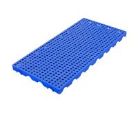 Breathable Plastic Pallet with Ventilated Grid for Lightweight Sto and Waterproof Floor Protect in Gas Kitchens markets Easy Handling and Design