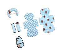 Breathable Polyester Liner for Baby Thickened Cushion Machine Washable Infant Shoulder Pad Baby Strollers Seat Liner