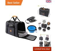 Breathable Polyester Pet Carrier for Small Animals - Lightweight & Easy Clean