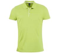 Breathable Polyester Pique Polo SOL'S Performer Short Sleeve Shirt S - 3XL