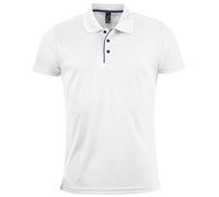 Breathable Polyester Pique Polo SOL'S Performer Short Sleeve Shirt S - 3XL