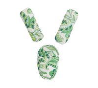 Breathable Pram Belt Cushion Baby Seat Belt Shoulder Pad Set 3 Pads Seat Belt Pads Baby Belt Covers