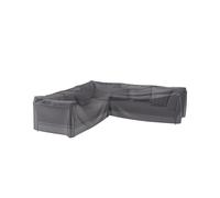 Breathable Protective Cover for L-shaped Lounge Sets 255x255x100xH70 cm New