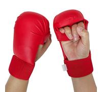 Breathable PU Leather Boxing Gloves Flexible Kickboxing Gloves Open Back For Adjustable Wrist Strap Multiple Color Foam Padded Martial Art