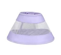 Breathable Ring Mesh Splicing Breathable Neck Ring Beauty Licking And Biting Suitable For Cats Licking And Biting (B, One Size)