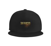 Breathable Sandwich Cap San Francisco California USA Roots Plain Hat Daily Ball Cap for Adult Tennis Workout