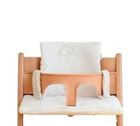 Breathable Seats Cushion Liner Mat Embroidered Animal Seats Pad Chair Cushion Detachable Baby Covers Baby High Chair Embroidered Animal Pad Detachable Cover To Keep Comfortable At Mealtimes Breathable