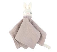 Breathable Security Blanket Drooling Bib Knitted Soothe Towel Teething Sleep Doll Toy Nursing for Infant Cotton Comforter Blanket Soft Newborn Sleep Toy