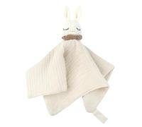 Breathable Security Blanket Drooling Bib Knitted Soothe Towel Teething Sleep Doll Toy Nursing for Infant Cotton Comforter Blanket Soft Newborn Sleep Toy