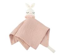 Breathable Security Blanket Drooling Bib Knitted Soothe Towel Teething Sleep Doll Toy Nursing for Infant Cotton Comforter Blanket Soft Newborn Sleep Toy