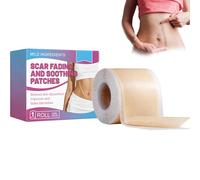 Breathable Silicone Scar Tape Roll - 150cm Gentle Skin Care Patch, Flexible Material for Securing Dressings, Silicone Scar & Wrinkle Tape, Ideal for Daily Routine Home Knees Elbows Injury (A-1roll)