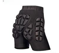 Breathable Ski Underwear for Men Women Black(M-Hip protector)