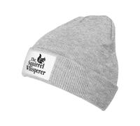 Breathable Skull Cap Funny The Squirrel Whisperer Brimless Hat Stretchy Running Caps for Guys Women Mens