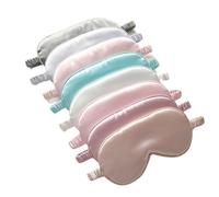 Breathable Sleep Mask Features an Adjustable Elastic Band, Making It Suitable for Travel and Naps. It's Comfortable to Wear and Suitable for Both Men and Women(Champagne Pink)