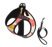Breathable Small Dog Cat Harness Vest, Adjustable Mesh With Accessories | Colorful Cross Stripes Small Dog Harness L , Breathable Mesh Vest, Reflective Adjustable For Cats