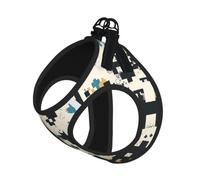 Breathable Small Dog Cat Harness Vest, Adjustable Mesh Without Accessories | Black And Blue Cross Small Dog Harness M , Breathable Mesh Vest, Reflective Adjustable For Cats