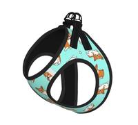 Breathable Small Dog Cat Harness Vest, Adjustable Mesh Without Accessories | Corgi Cute Dog Small Dog Harness M , Breathable Mesh Vest, Reflective Adjustable For Cats