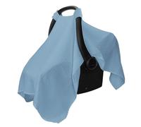 Breathable Soft Cotton Baby Car Seat Canopy Cover Universal Fit Stroller Pram Sunshade Sun Covers Full Coverage Sun UV Protection Baby Car Seat Cover Protect Infant Carrier Cover Travel Essentials