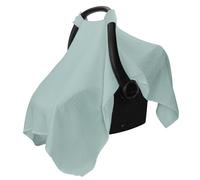 Breathable Soft Cotton Baby Car Seat Canopy Cover Universal Fit Stroller Pram Sunshade Sun Covers Full Coverage Sun UV Protection Baby Car Seat Cover Protect Infant Carrier Cover Travel Essentials