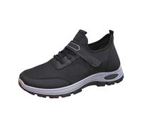 Breathable Sports Shoes, Mesh Soft Bottom Jogging Shoes Slip On Casual Sports Footwear Anti-Slip Lightweight Walking Shoe Unisex Leisure Driving Sneakers Fitness Workout Sneaker Black