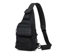 Breathable Sports Shoulder Bag,Oxford Fabric Messenger Bag,Black | Oxford fabric,ABS,multiple pockets,large capacity,breathable straps,scratch-resistant,multi-color,black