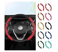 Breathable Steering Wheel Cover For Dodge For Viper For RT For Charger For Jcuv For Caliber For RAM For Journey For Caravan For Challenger Car Steering Wheel Cover(2pcs- blackish green)
